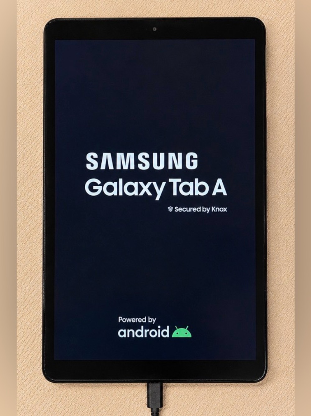 Samsung Galaxy Tab A - Black Front Display